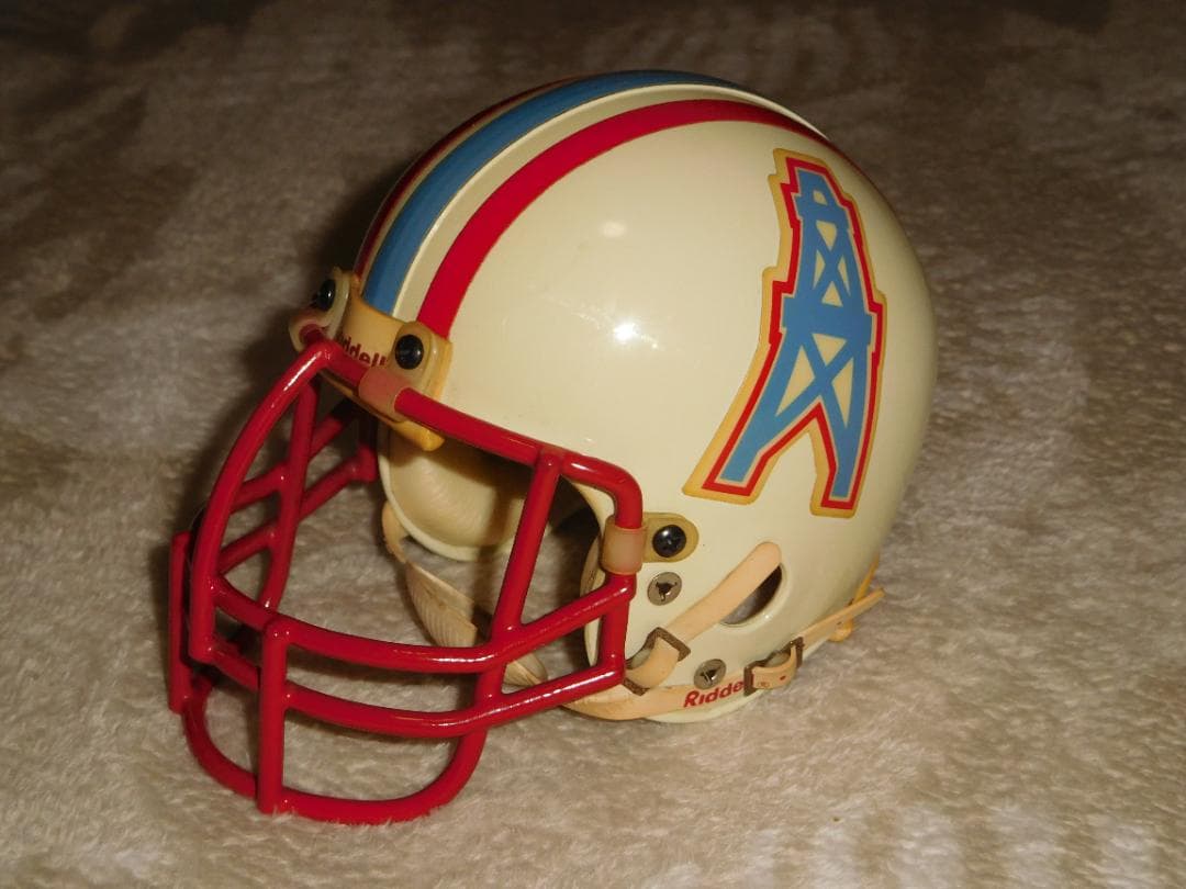 Riddell NFL アメリカンフットボール オイラース ミニヘルメット