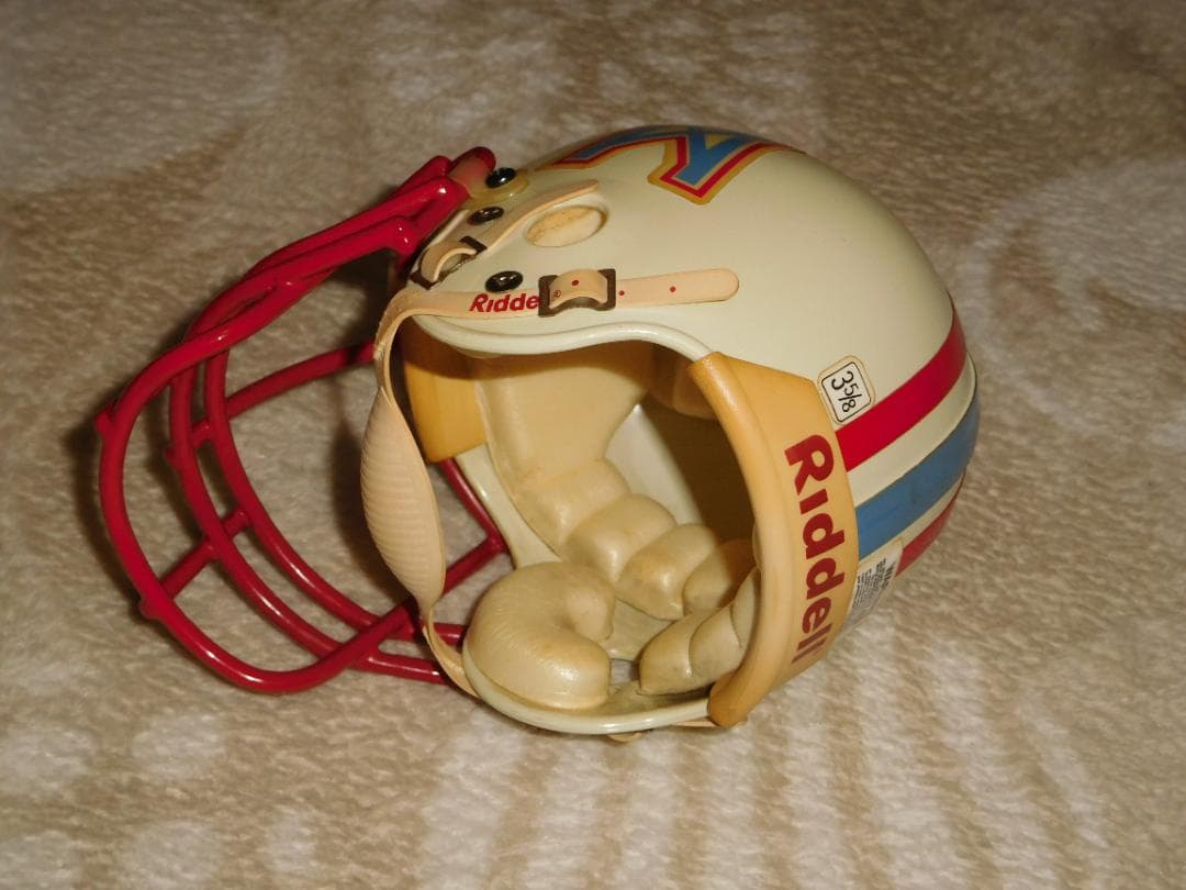 Riddell NFL アメリカンフットボール オイラース ミニヘルメット