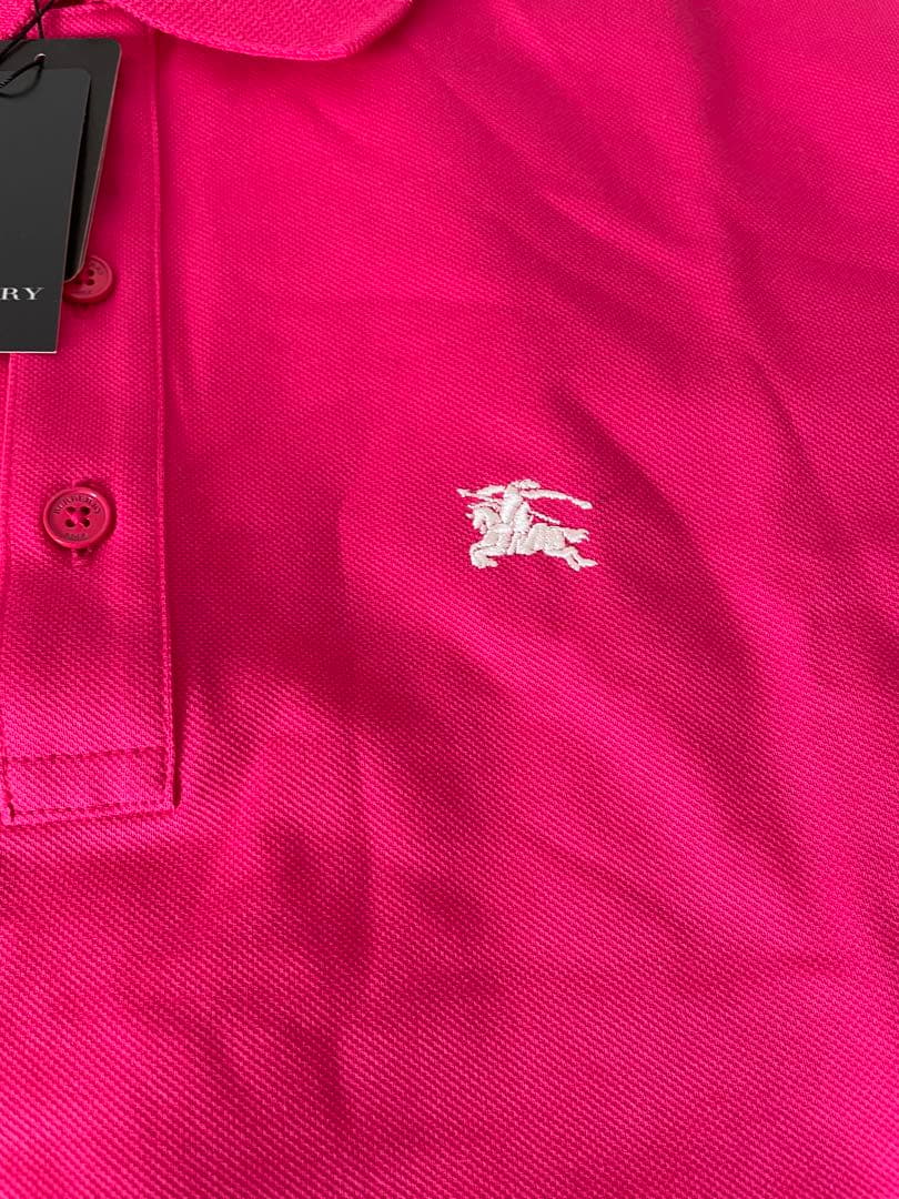 【新品・タグ付き・紫外線遮断】BURBERRY GOLF メンズポロシャツ　M