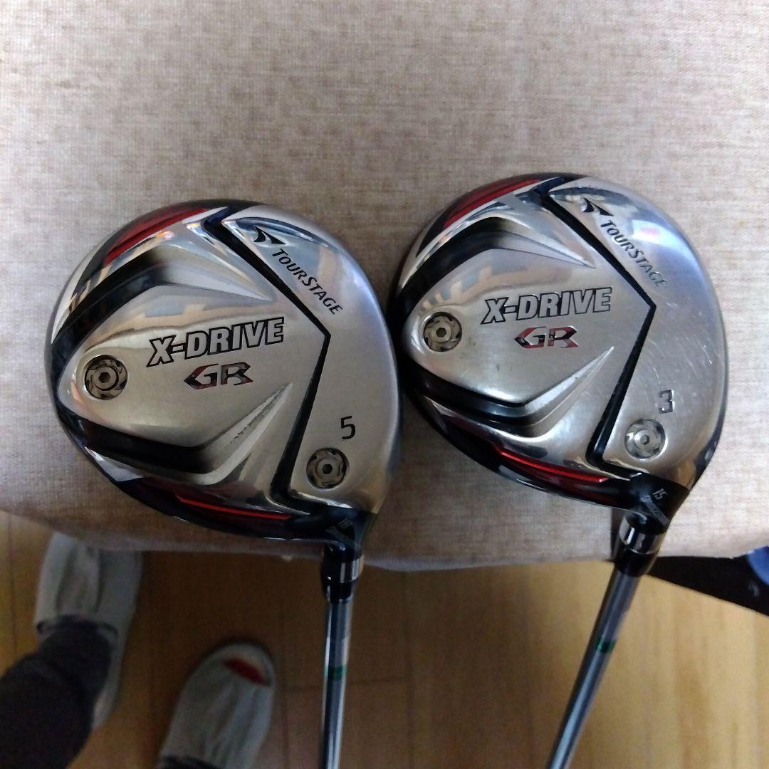 X-DRIVE GR フェアウェイウッド 3W【１５°】 5W【１８°】【Ｓ】