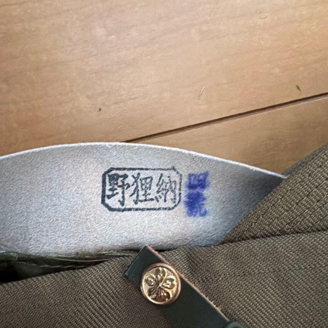 日本陸軍　将校　略帽　野狸製