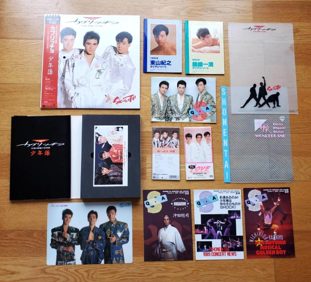 【激レア】少年隊 レコード CD 非売品グッツ13点セット〈美品〉