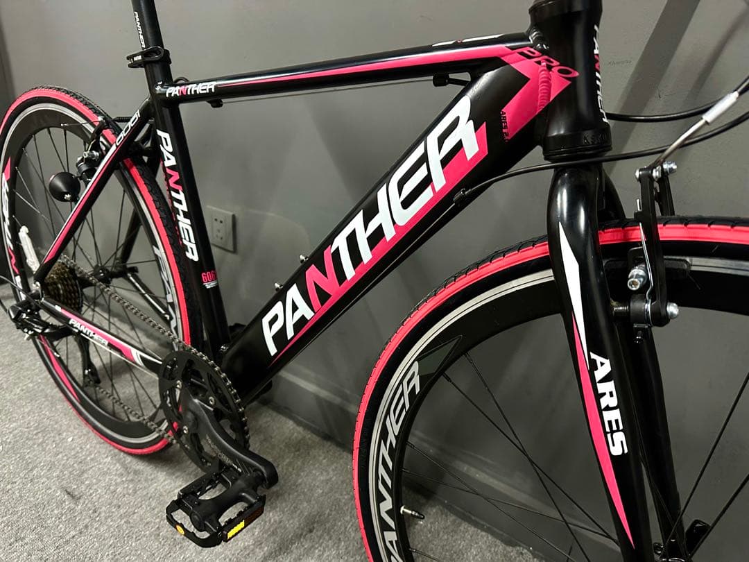 新品・未使用 PANTHER クロスバイク 700C シマノ変速 スポーツ自転車