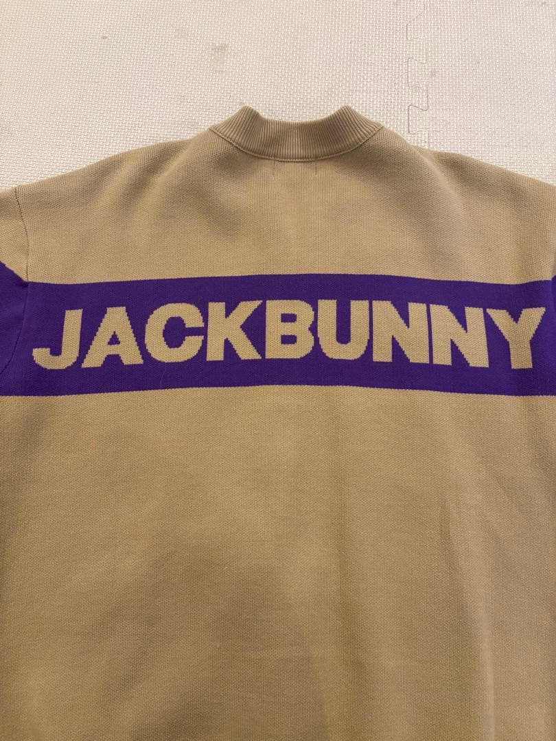 美品Jack Bunny!! セーター ベージュ/パープル サイズ6