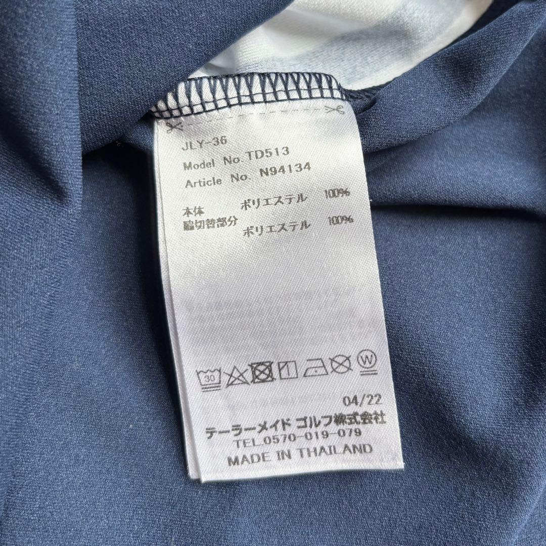 【極美品】TaylorMade クラブTM ストレッチ長袖モックネックシャツ L