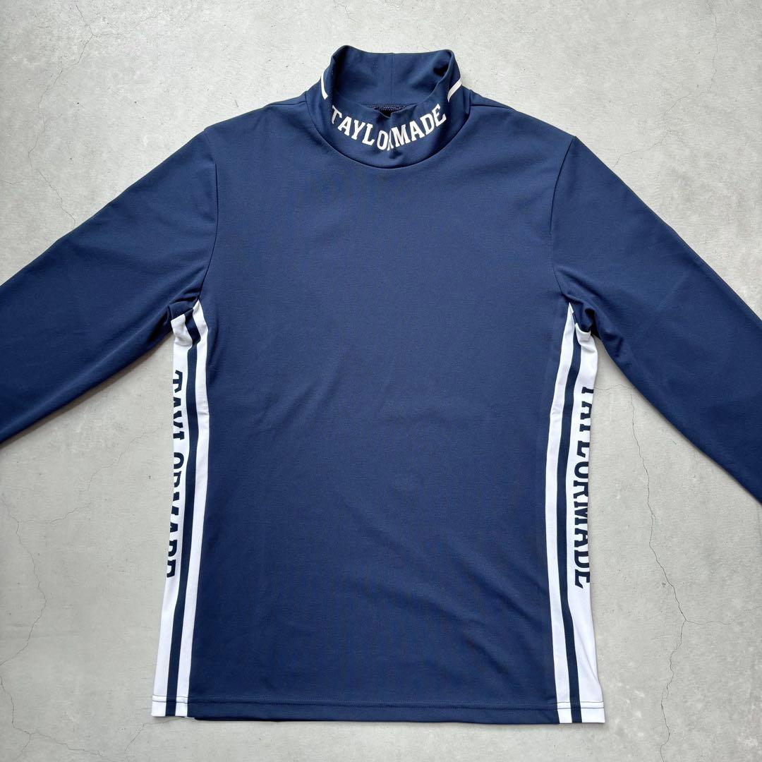 【極美品】TaylorMade クラブTM ストレッチ長袖モックネックシャツ L