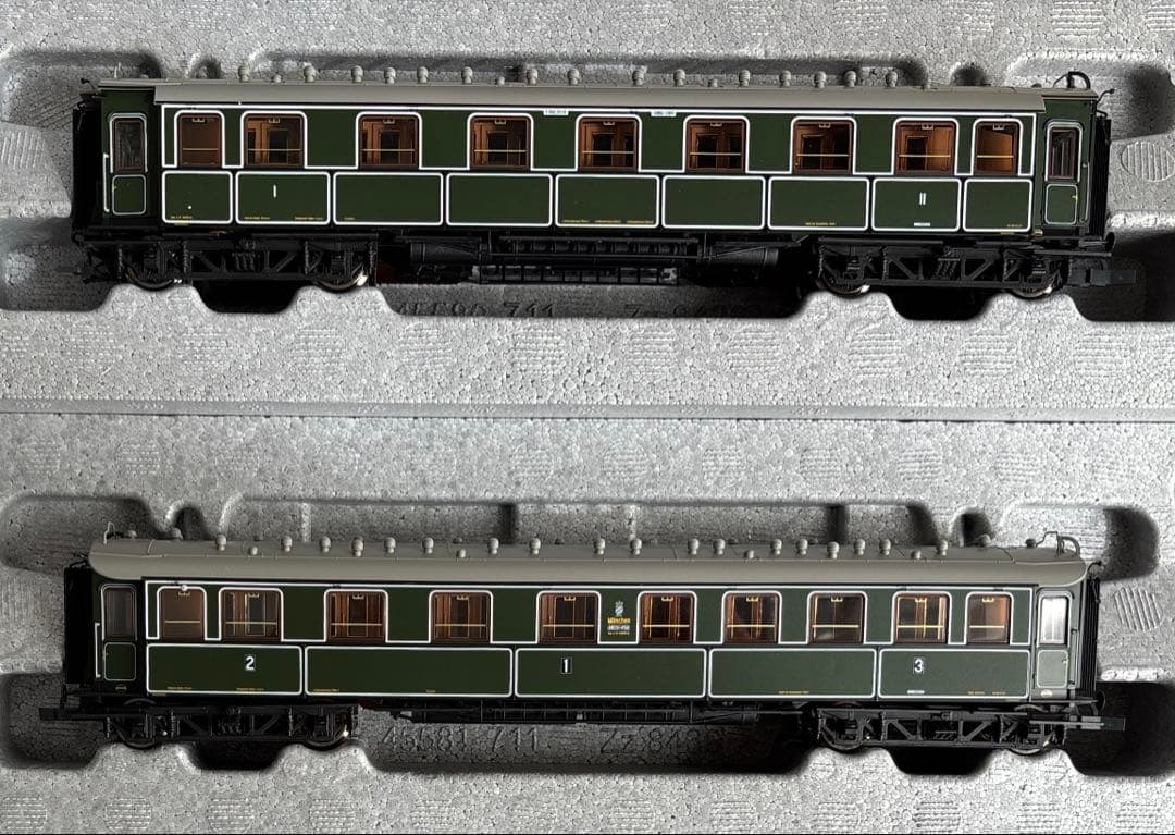 ROCO K.Bay.Sts.B. バイエルン鉄道 客車4両