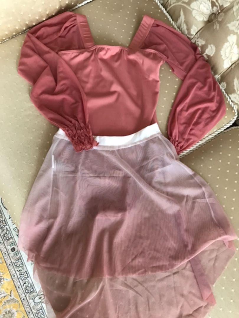 バレエ♡レオタード✴︎ブルオンスカートset