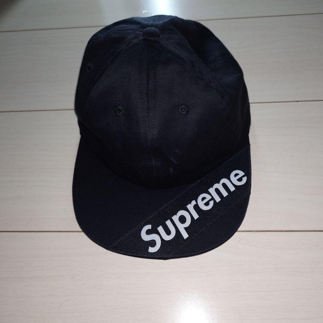 Supreme 黒キャップ 調整可能