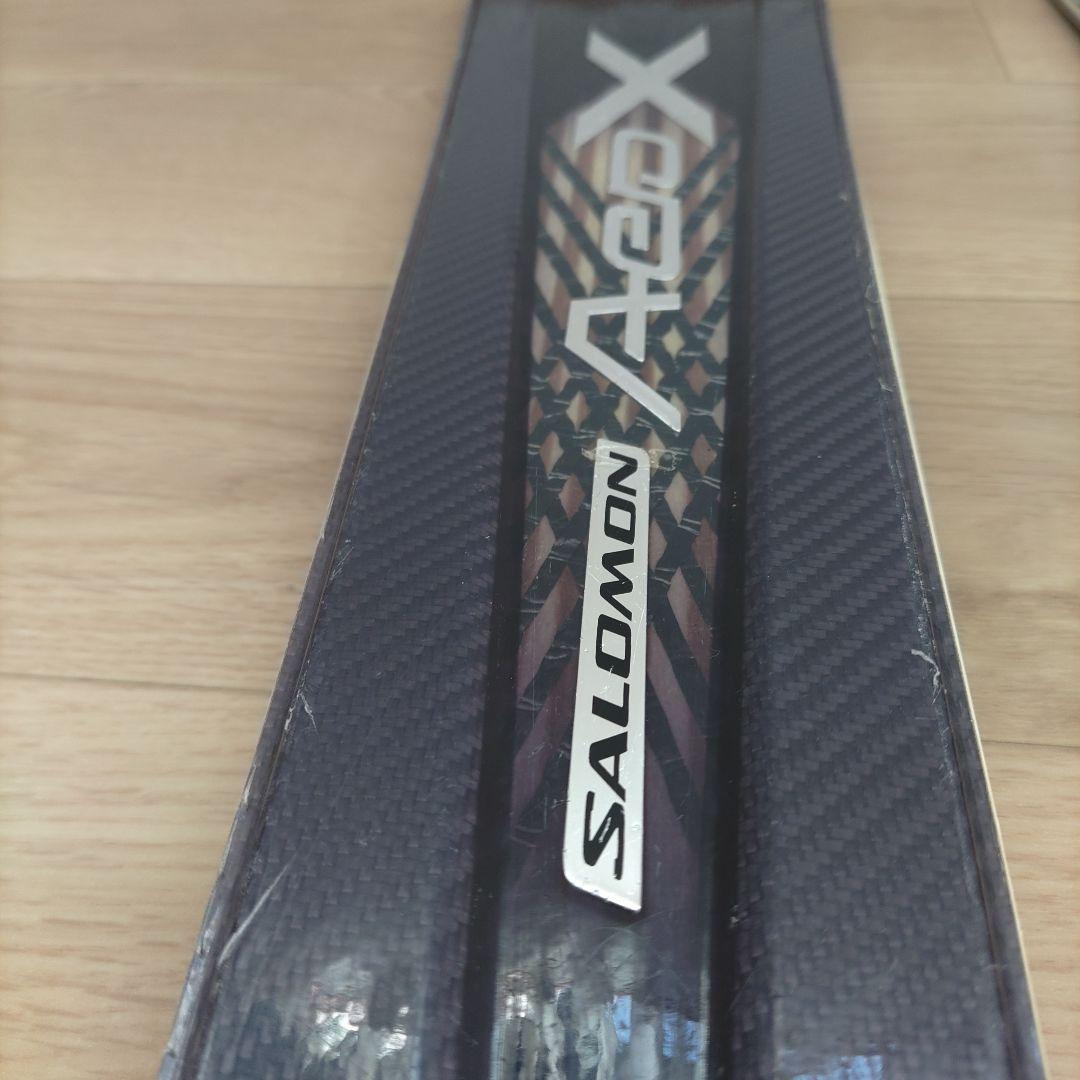 SALOMONのスキー板162cm ビンディングセット ストックおまけ
