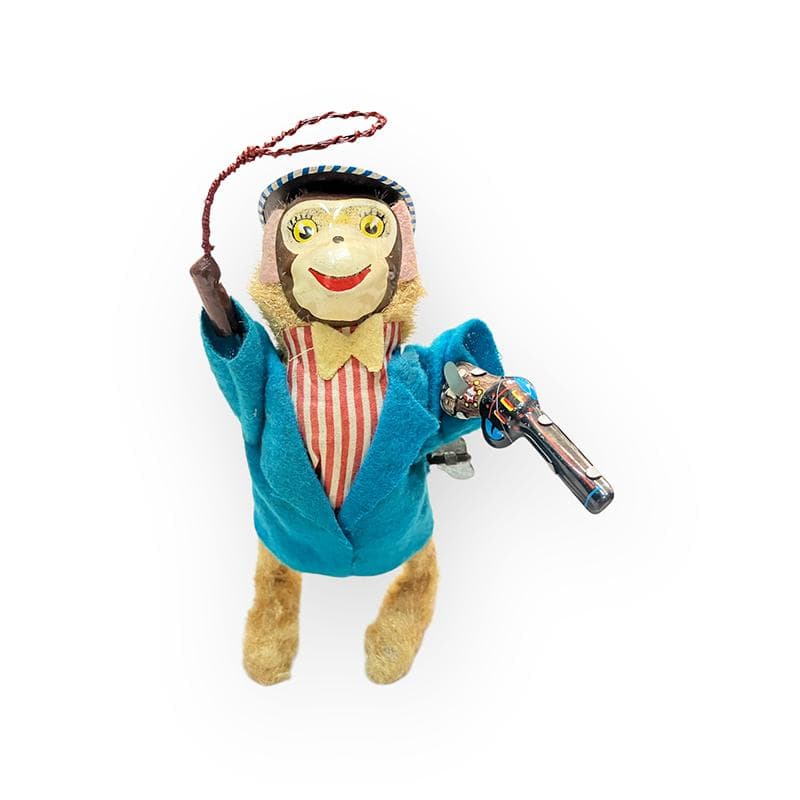 60~70s COWBOY MONKEY カウボーイモンキー ブリキ おもちゃ