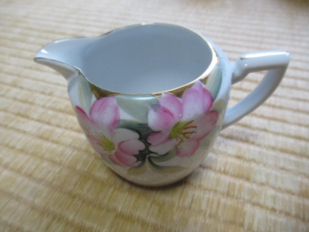 ◆美品 大正時代◆オールドノリタケ アメリカ向け『りんごの花と金彩』ティーセット