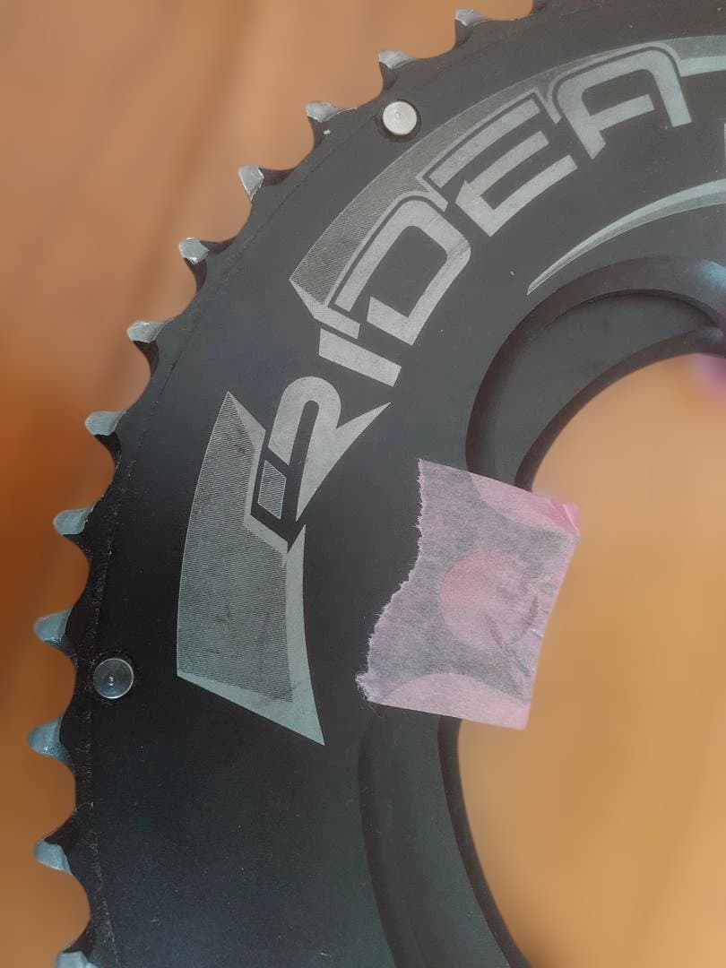 RIDEA 楕円チェーンリング 53-39t