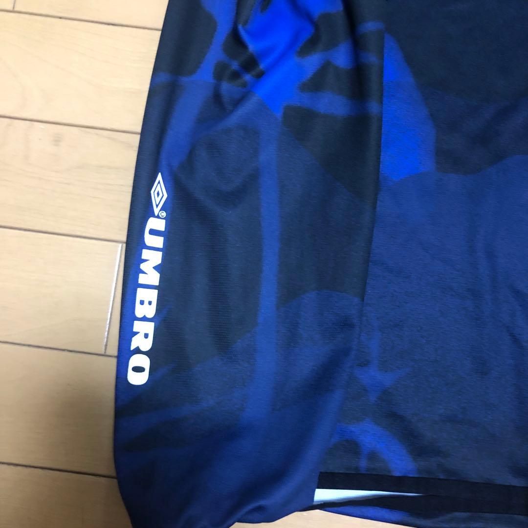 UMBRO XLARGE ネイビー/ブルー 長袖シャツ