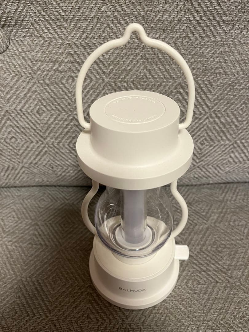 BALMUDA The Lantern 充電器・収納バッグ付き　ホワイト　訳あり
