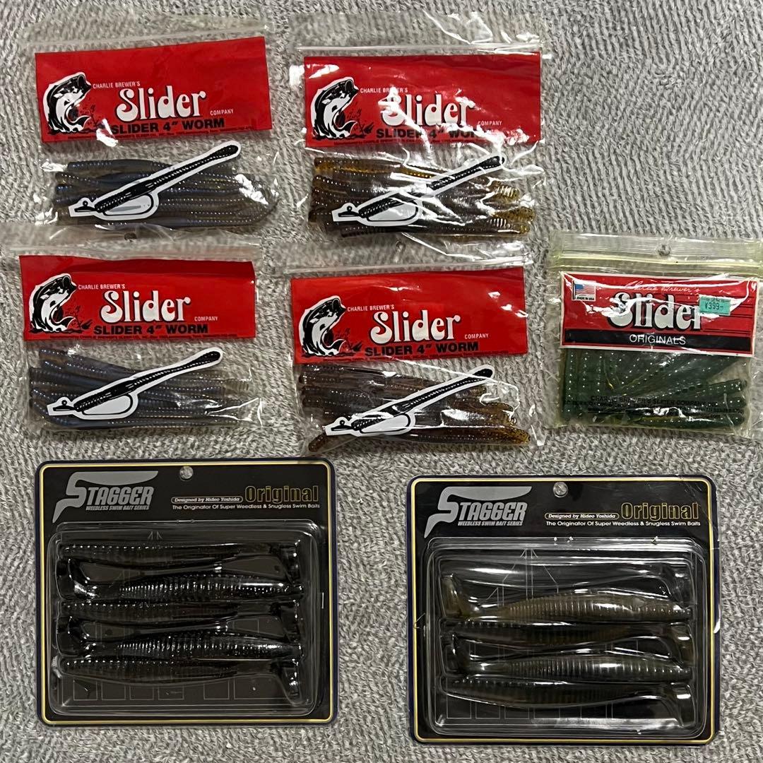 バス釣り引退セット ワーム まとめ売り 大量 デプス メガバス など