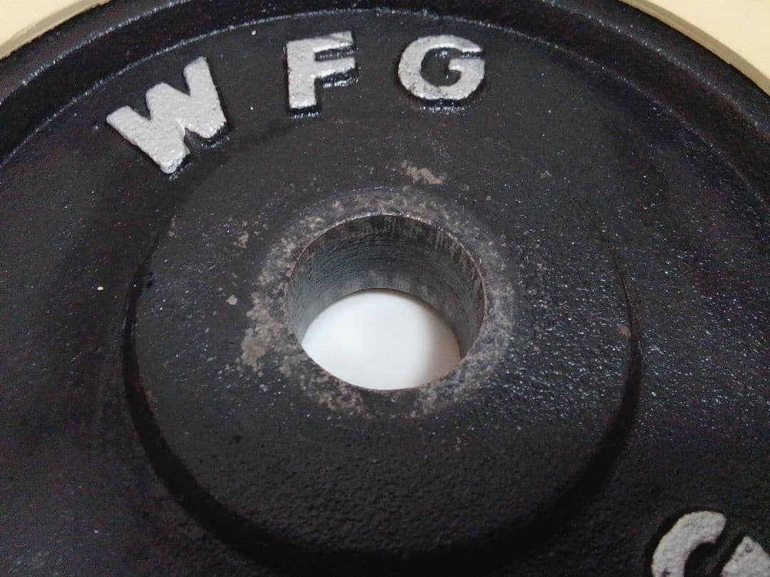 WFG ワイルドフィット ラバー付 ダンベル プレート 5kg×4=20kg ①