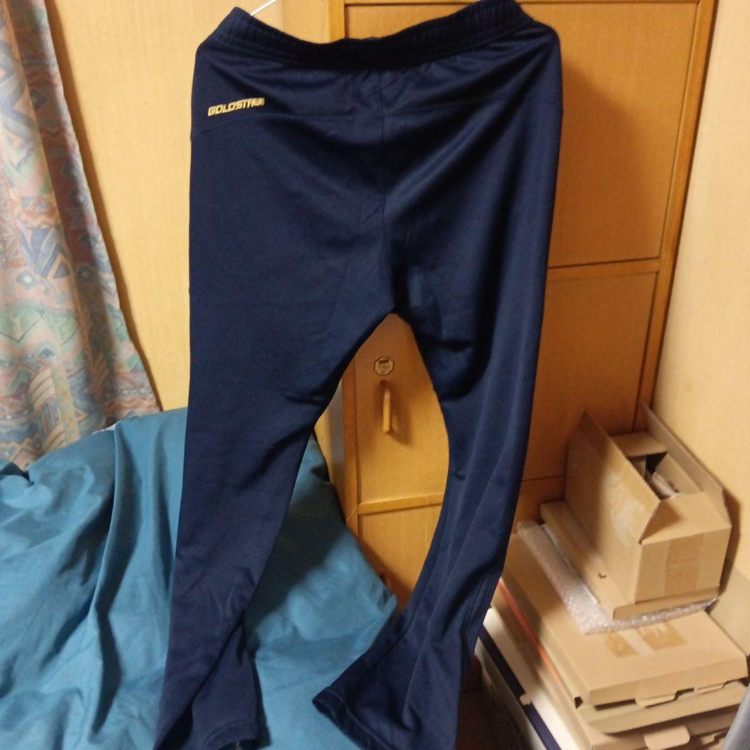 アシックス千葉 中央学院 セットアップ ジャージ＆ロングパンツネイビー Lサイズ