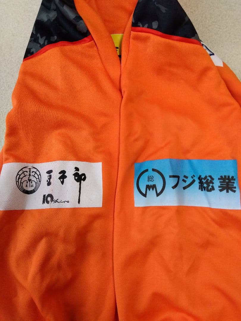 レノファ山口　選手支給品トレーニングウェア　ジャージ 上　実使用