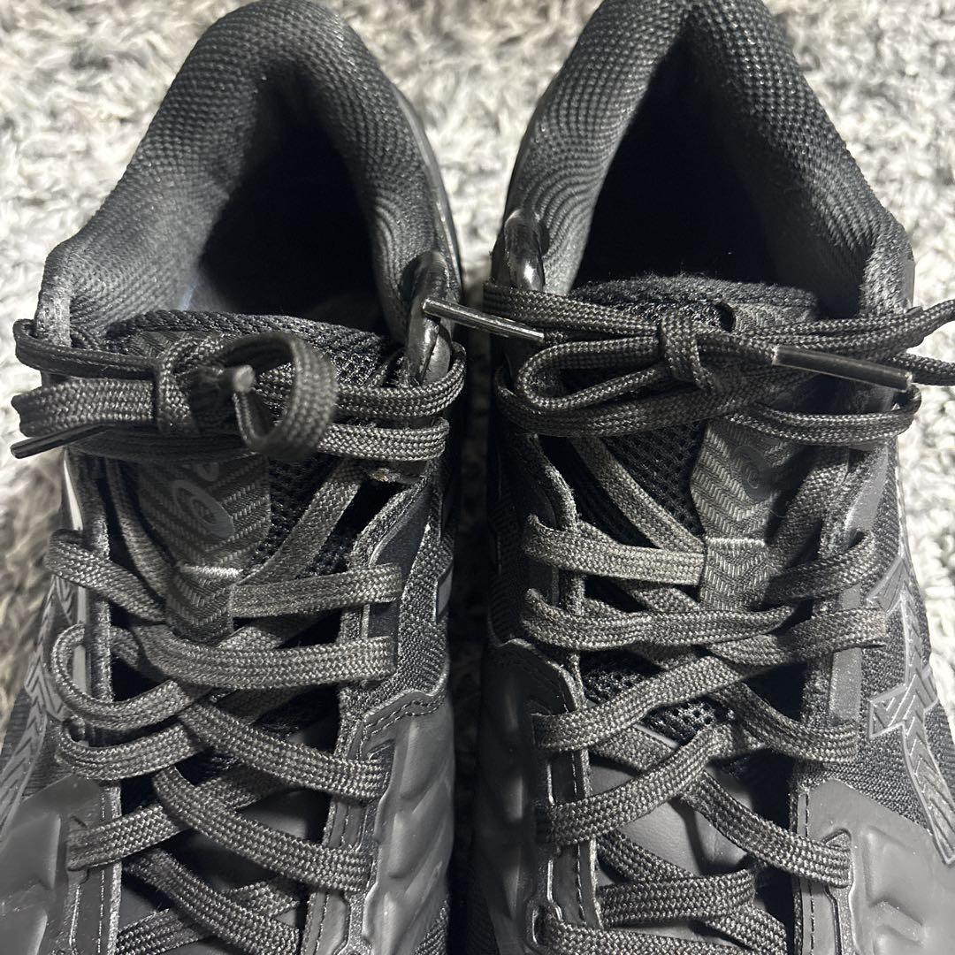 数回使用 ASICS GELBURST 黒 26cm バッシュ ゲルバースト