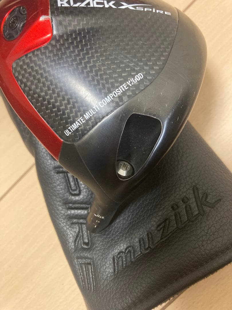 MUZIIK BLACK X Spire ドライバー ヘッドカバー付き