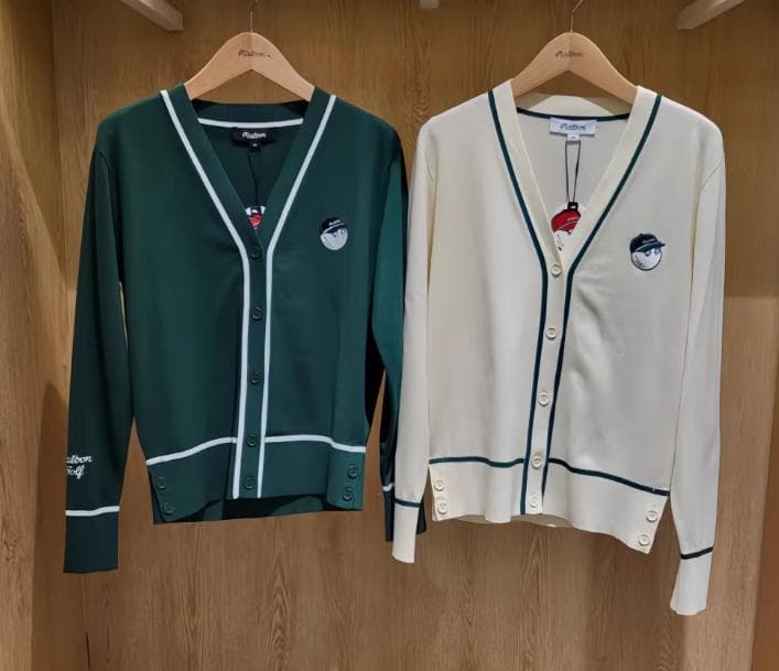 Malbon Golf レディース ニットップス長袖春秋新作 シンプル万能美品✨