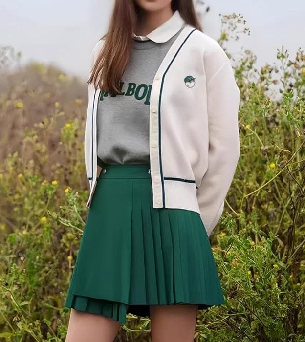 Malbon Golf レディース ニットップス長袖春秋新作 シンプル万能美品✨