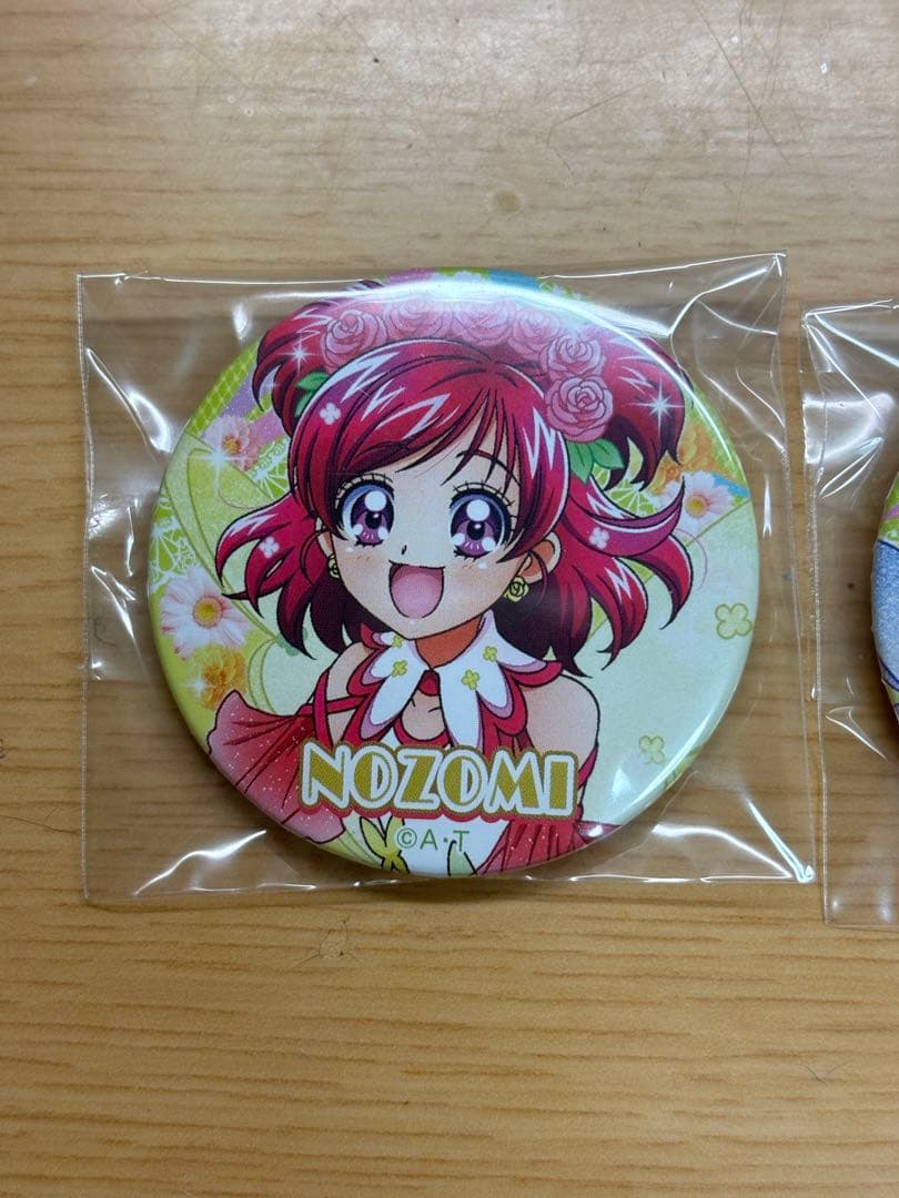 プリキュア プリティストア限定 アイドルプリキュア 缶バッジ のぞみ みらい