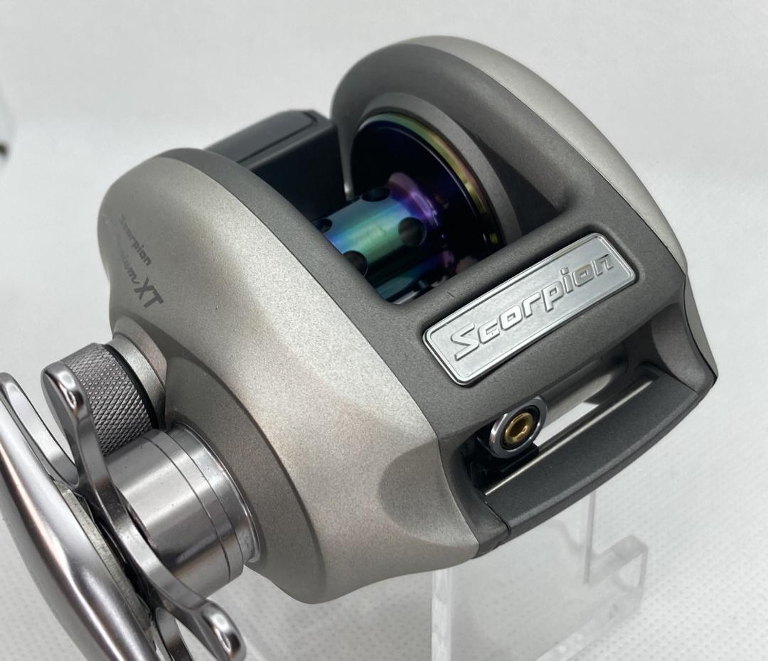 極美品　シマノ　スコーピオン　メタニウムXT　銀メタ