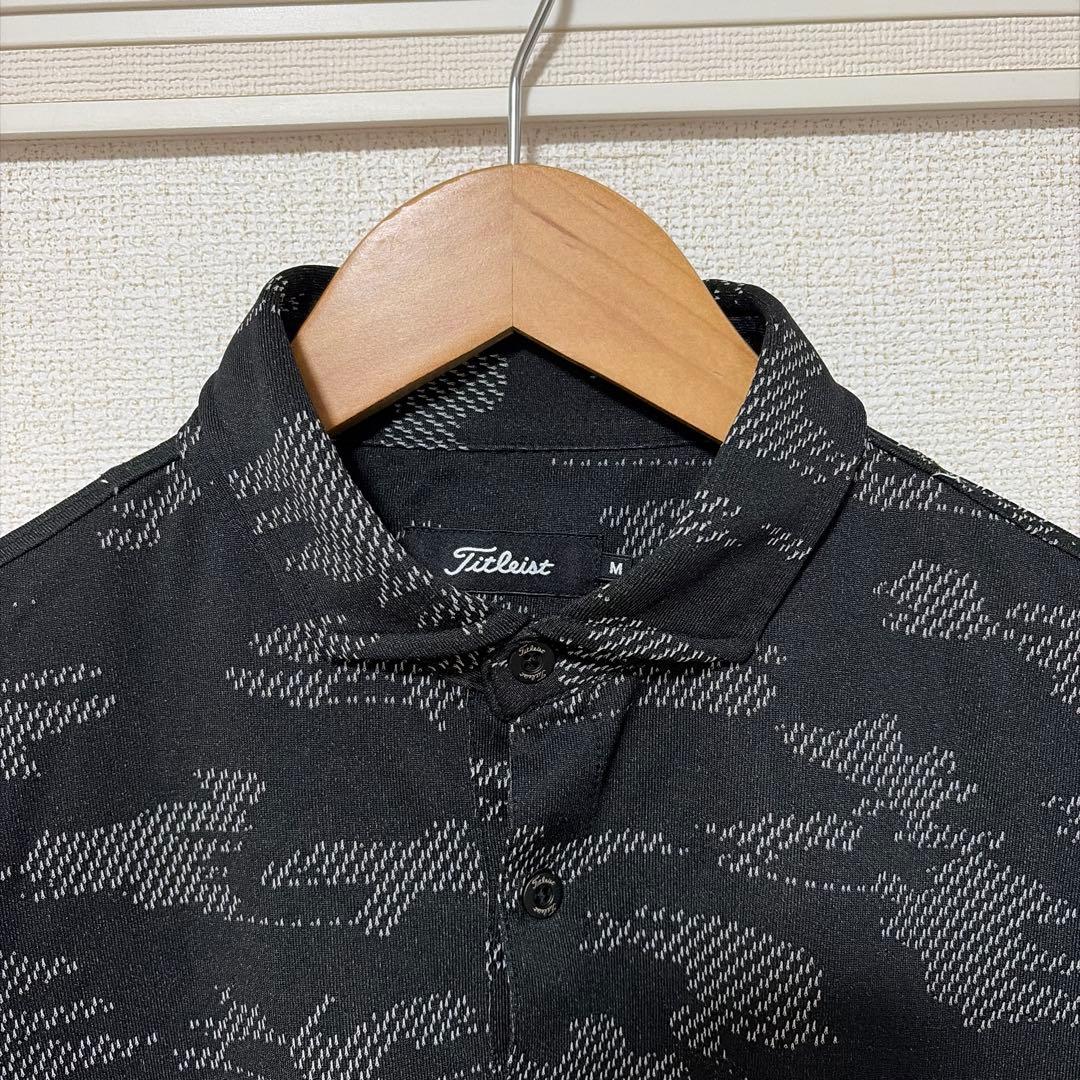 Titleist (タイトリスト) カモフラージュ メッシュジャカード シャツ