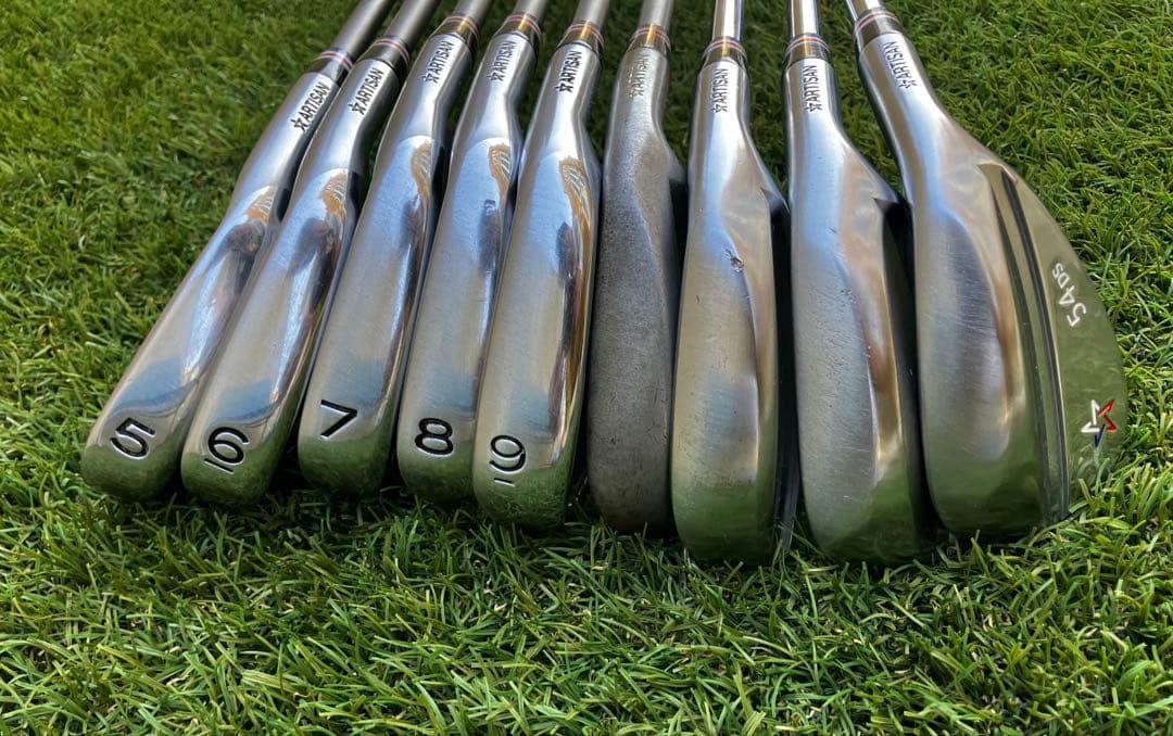 【レア】アーティザン CB 限定 スチールファイバー 5-PW 50,54,58