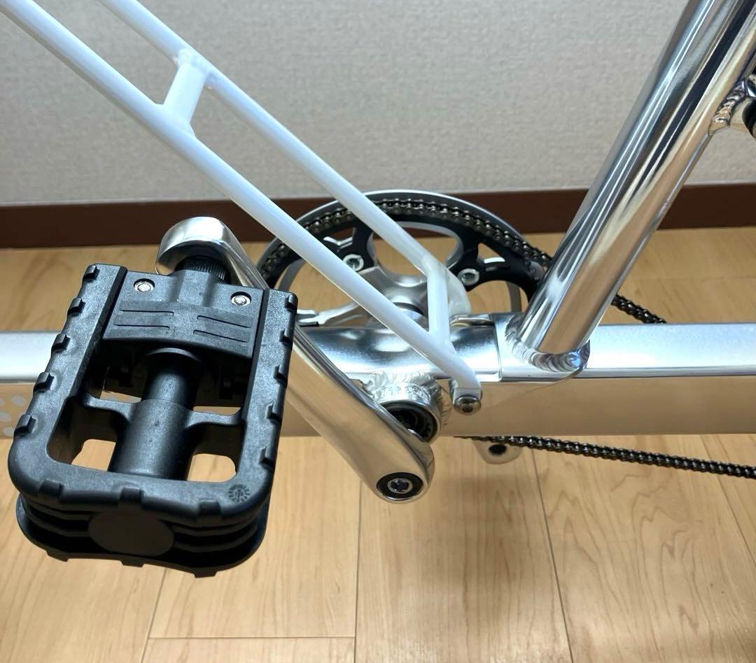 【美品】Carry me ８インチ折りたたみ自転車 シルバー
