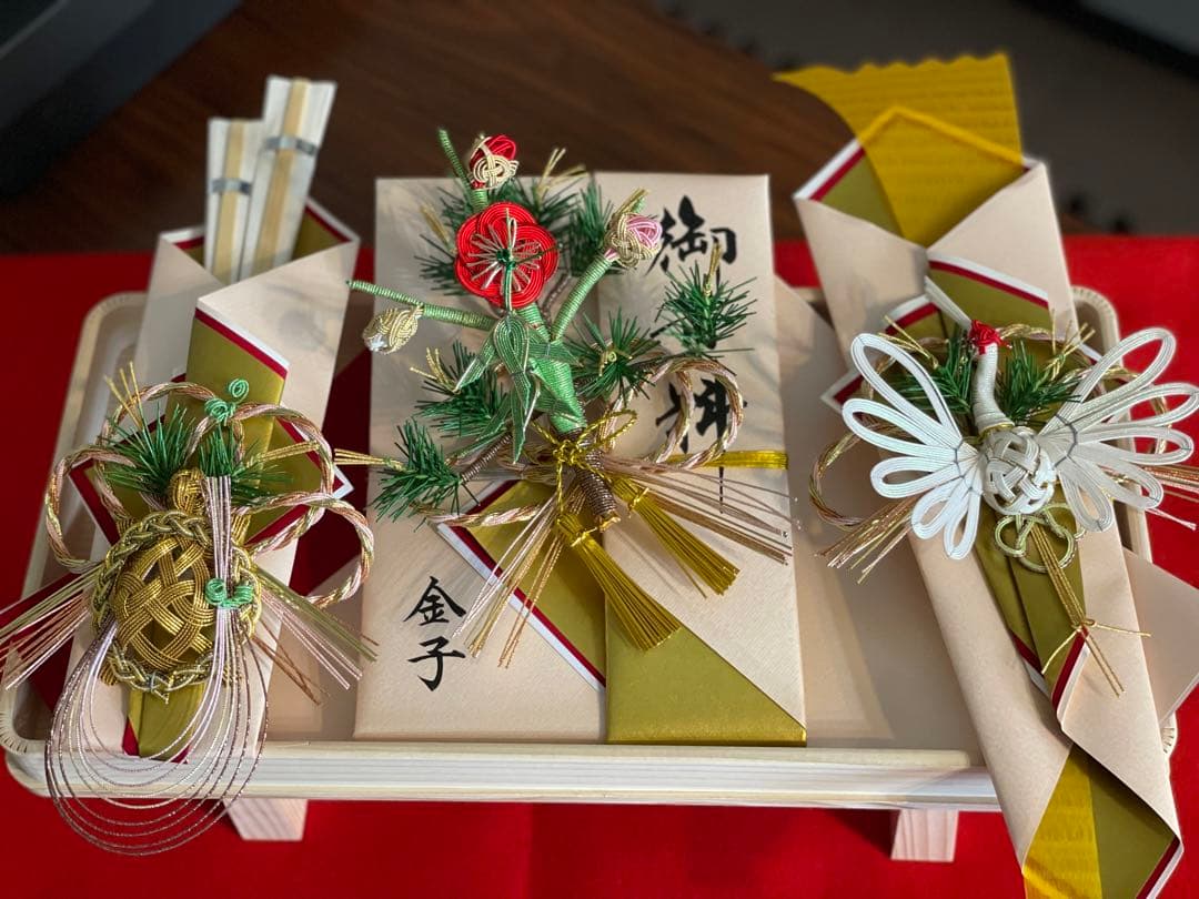 結納セット 毛せん付き
