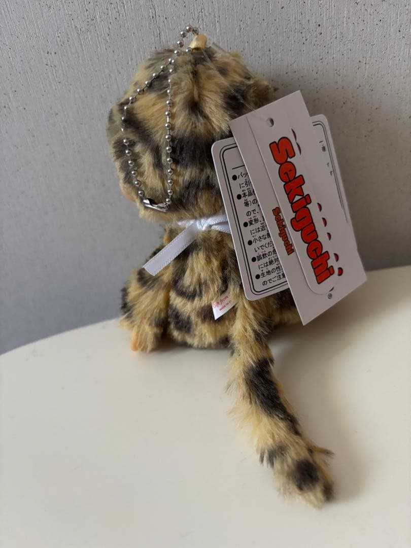 モンチッチ ヒョウ柄 ぬいぐるみキーチェーン