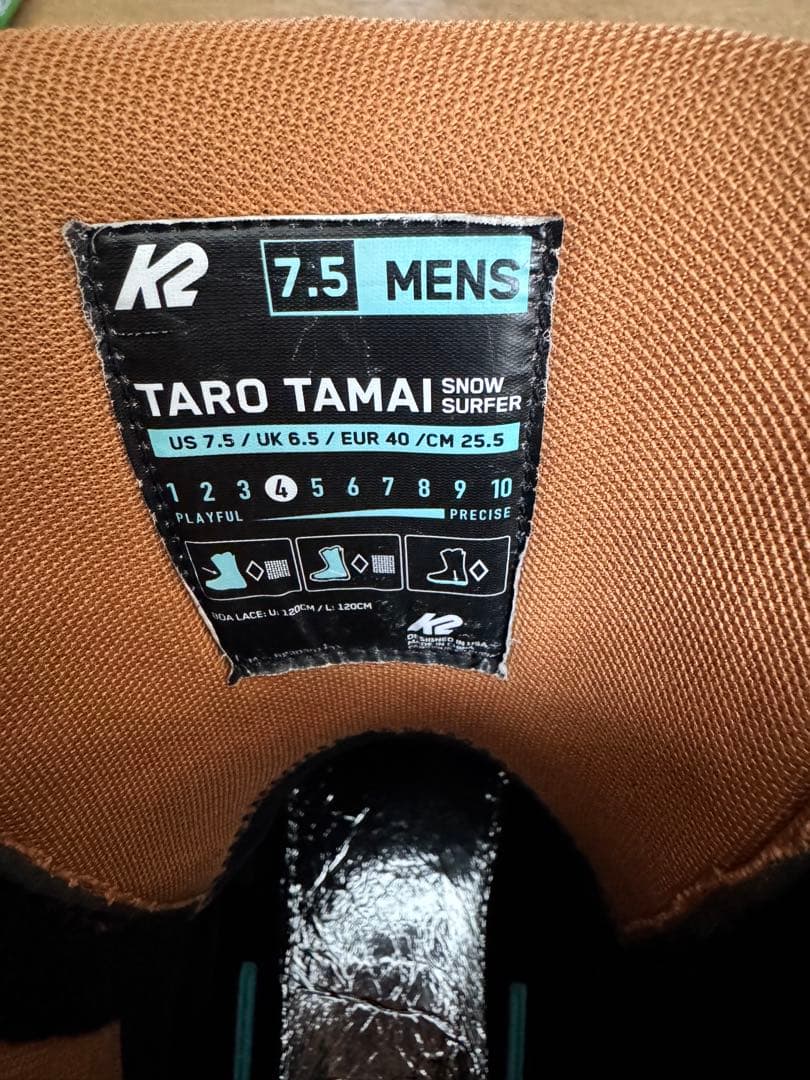 23-24 K2 Taro Tamai スノーボードブーツ 25.5cm