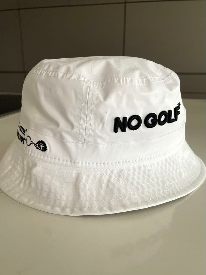 NO GOLF ×CLUB HAUSバケットハット ホワイト