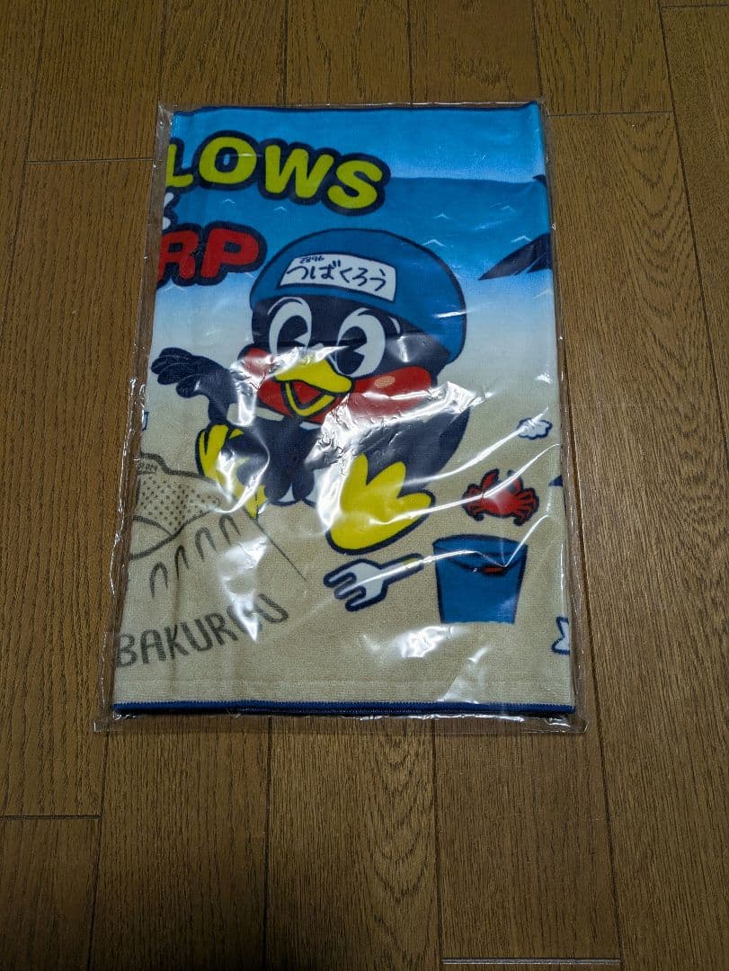東京ヤクルトスワローズ フェイスタオル(コラボ・限定品) [新品・未使用]
