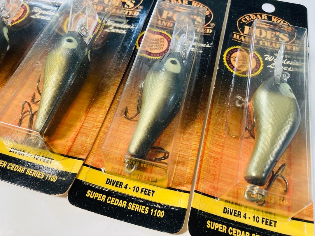 【新品未使用】ポー スーパーセダー シリーズ1100 アメリカンルアー5個セット