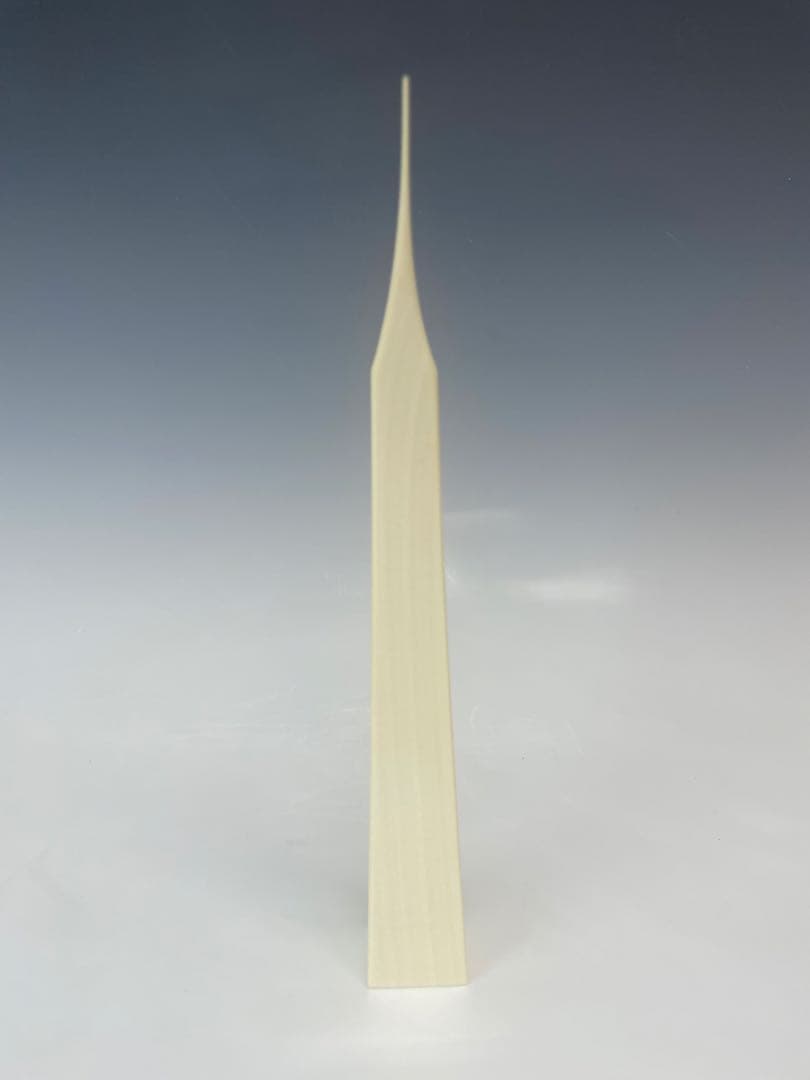 天然素材の三味線バチとケース　開き135mm 重さ263.9g 撥