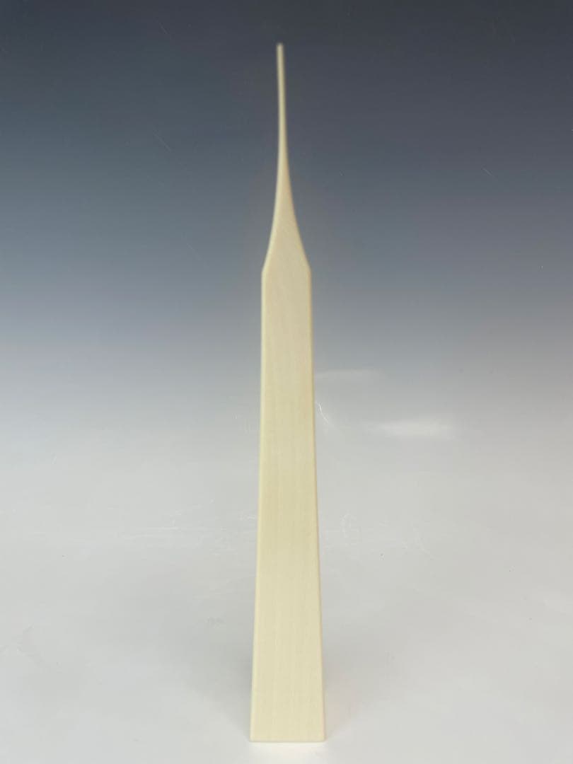 天然素材の三味線バチとケース　開き135mm 重さ263.9g 撥