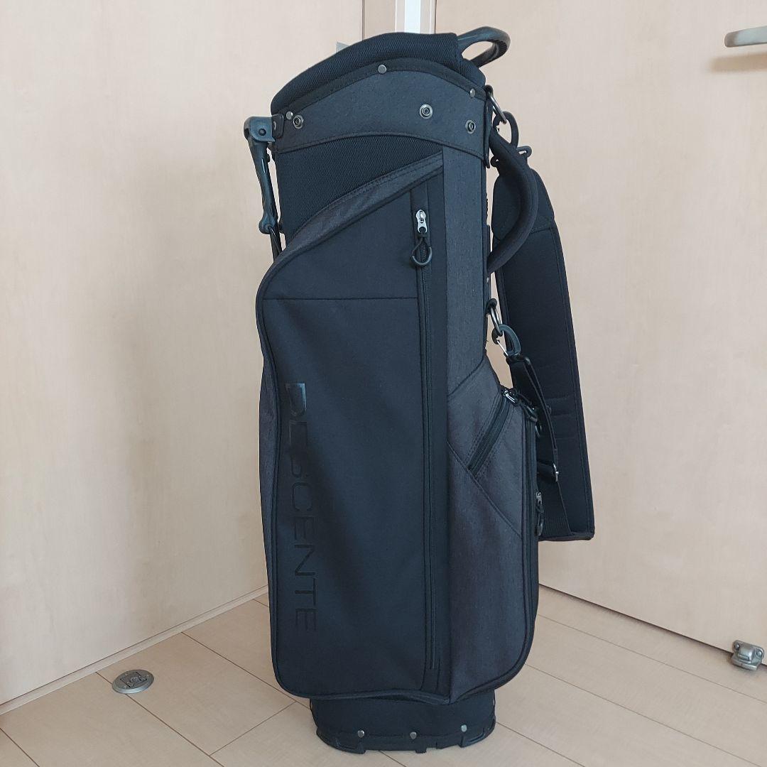 DESCENTE デサント キャディバッグ 軽量 スタンド ブラック ★美品