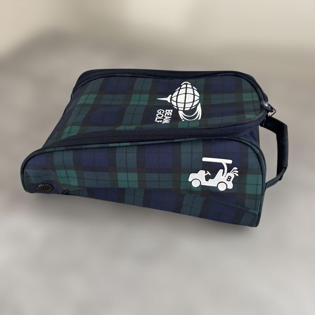 【美品】ビームスゴルフ　シューズケース　BEAMS GOLF