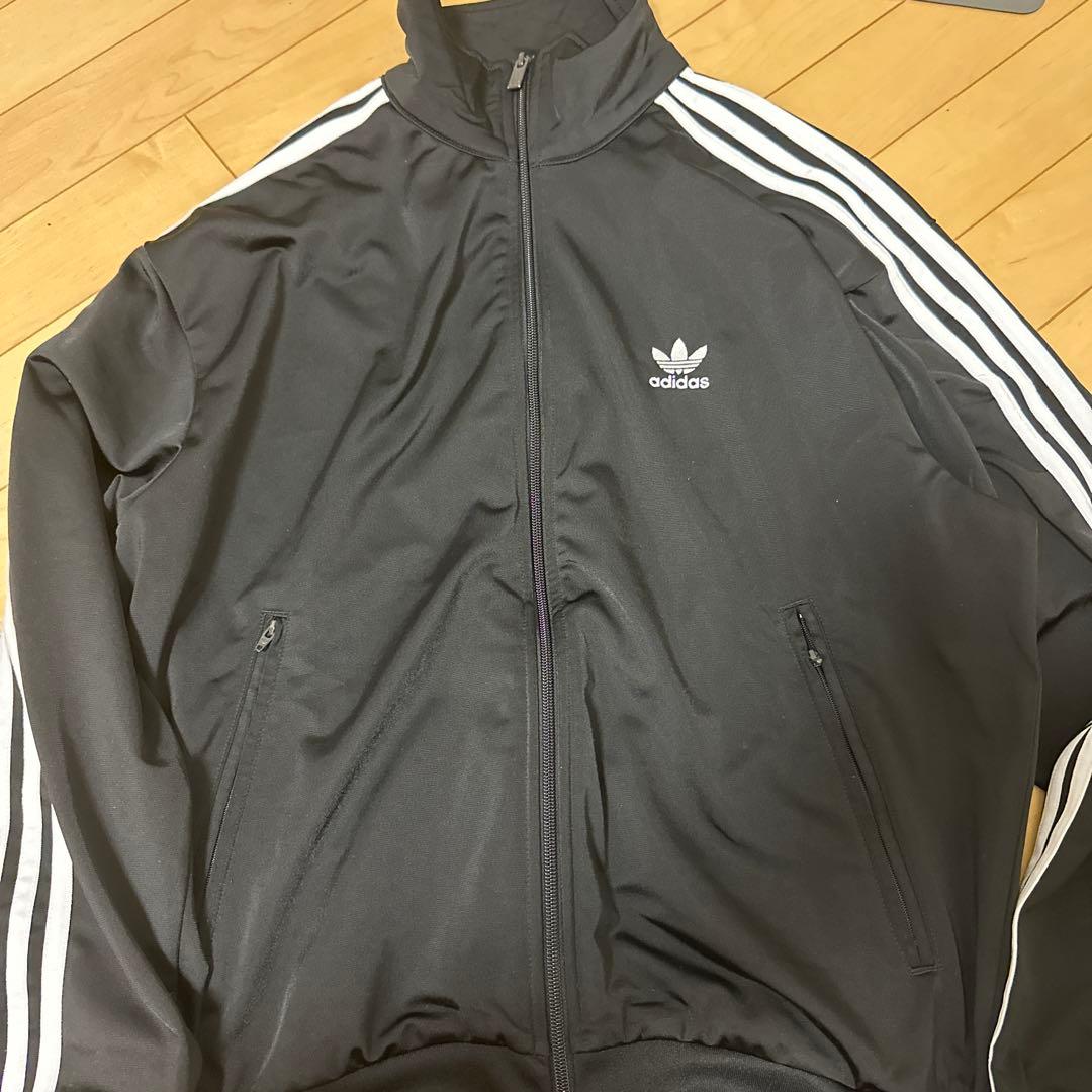 adidas ブラック トラックジャケットM