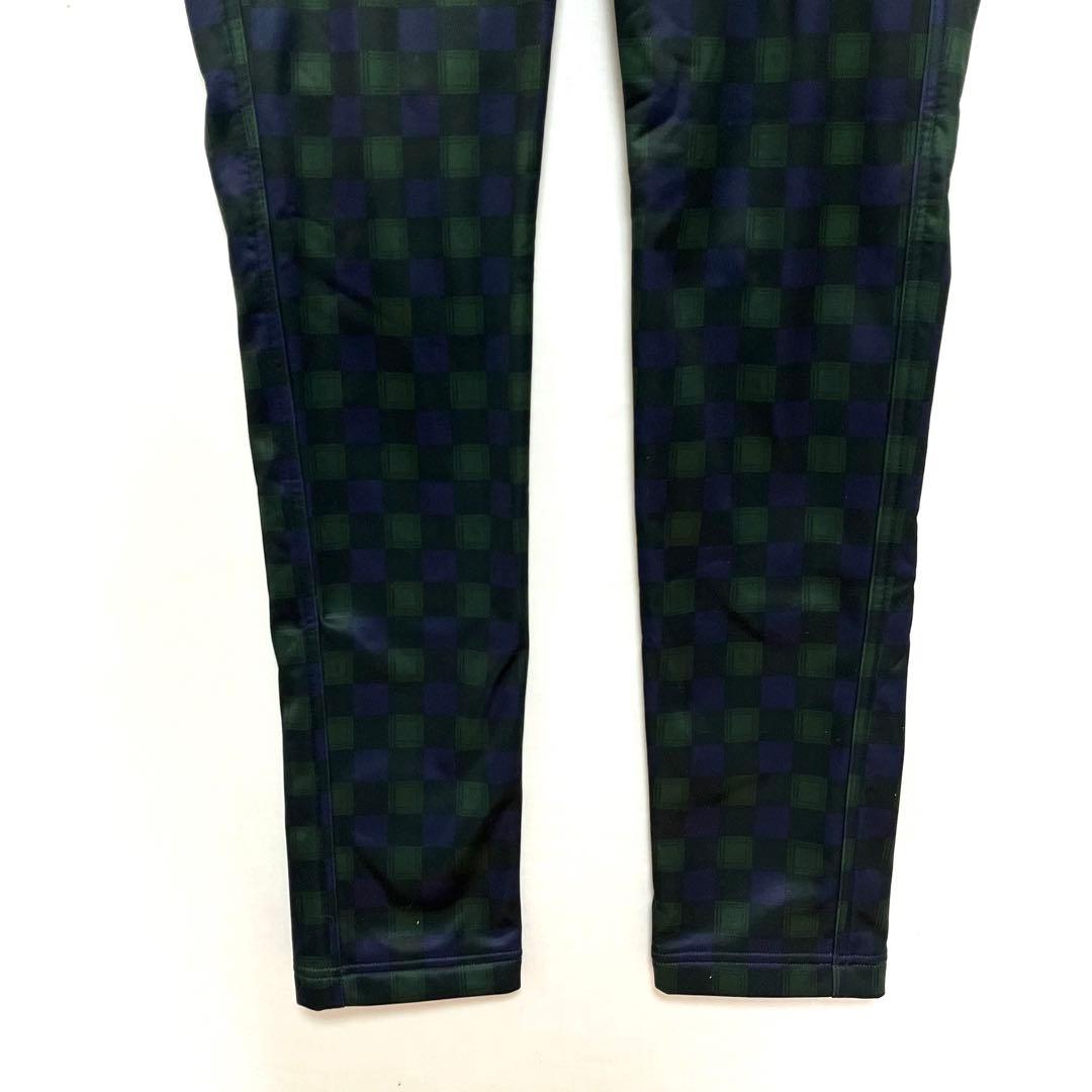 FILA GOLF フィラゴルフ ブルゾン ネイビー×グリーン 裏起毛 ウェア冬