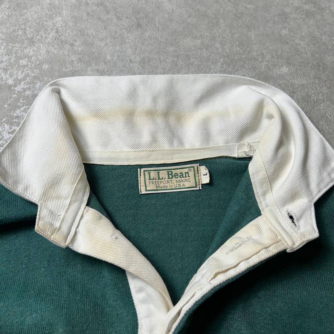 80s USA製 vintage LL Beanラガーシャツ ヴィンテージold