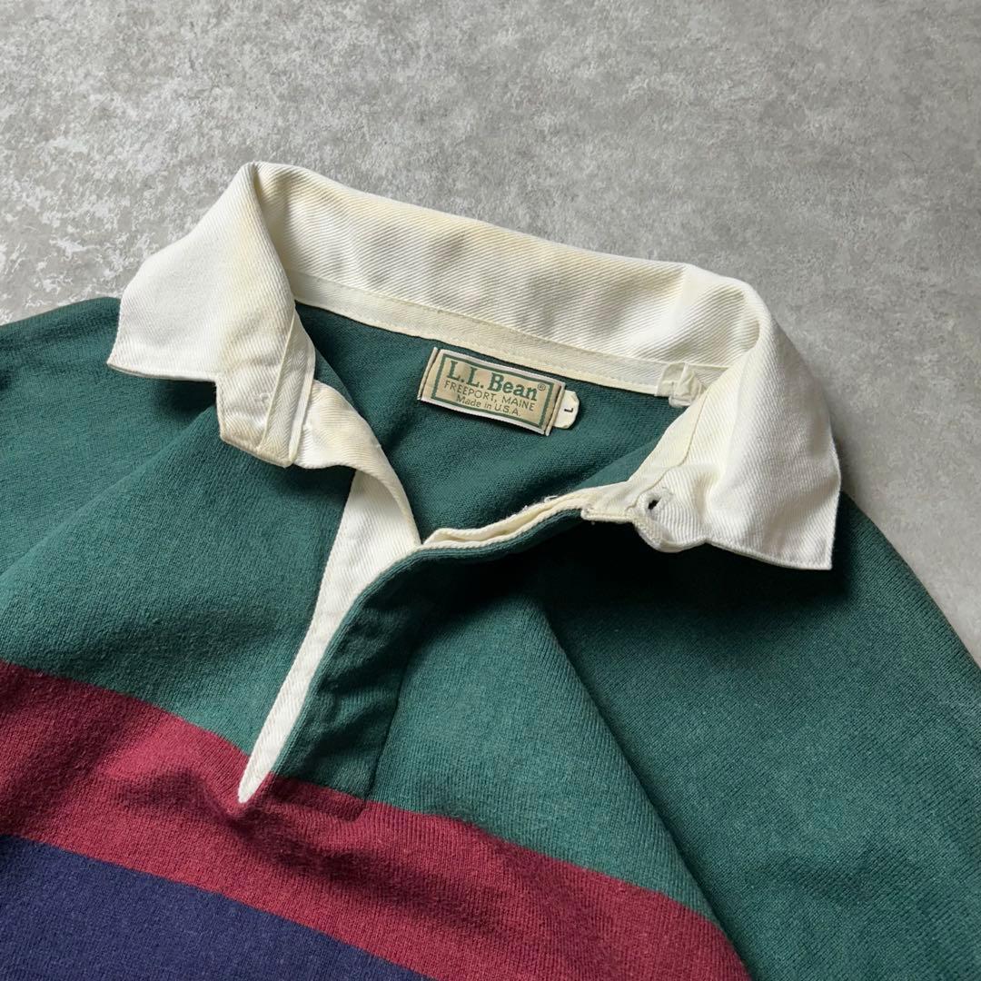 80s USA製 vintage LL Beanラガーシャツ ヴィンテージold