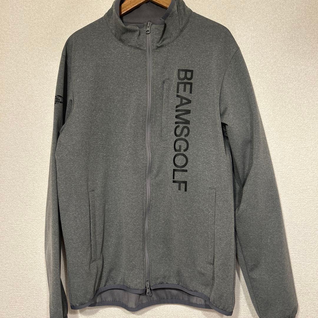 BEAMS GOLF グレー フルジップジャケット