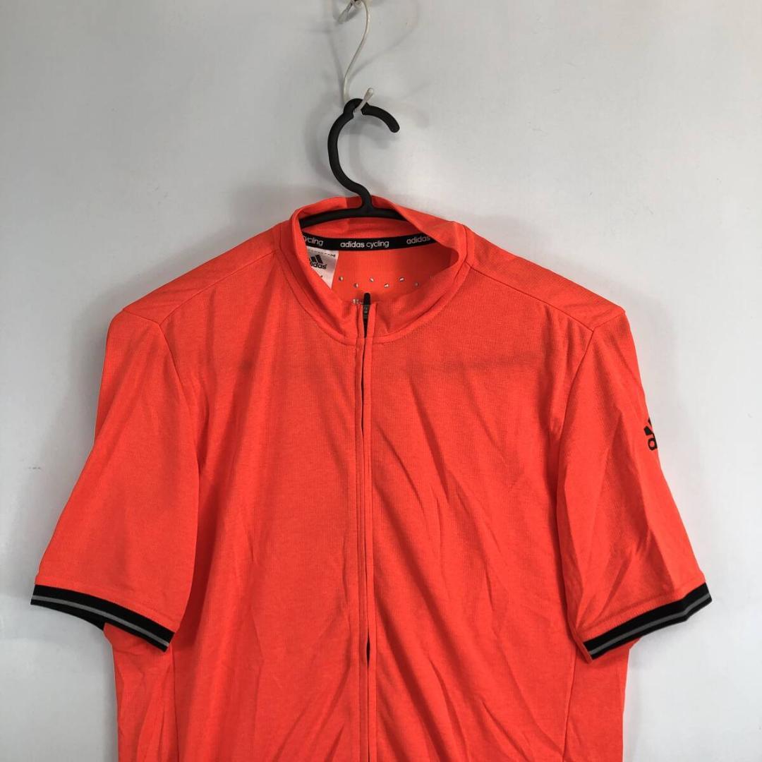 adidas cycling 半袖サイクルジャージ オレンジ O S22609