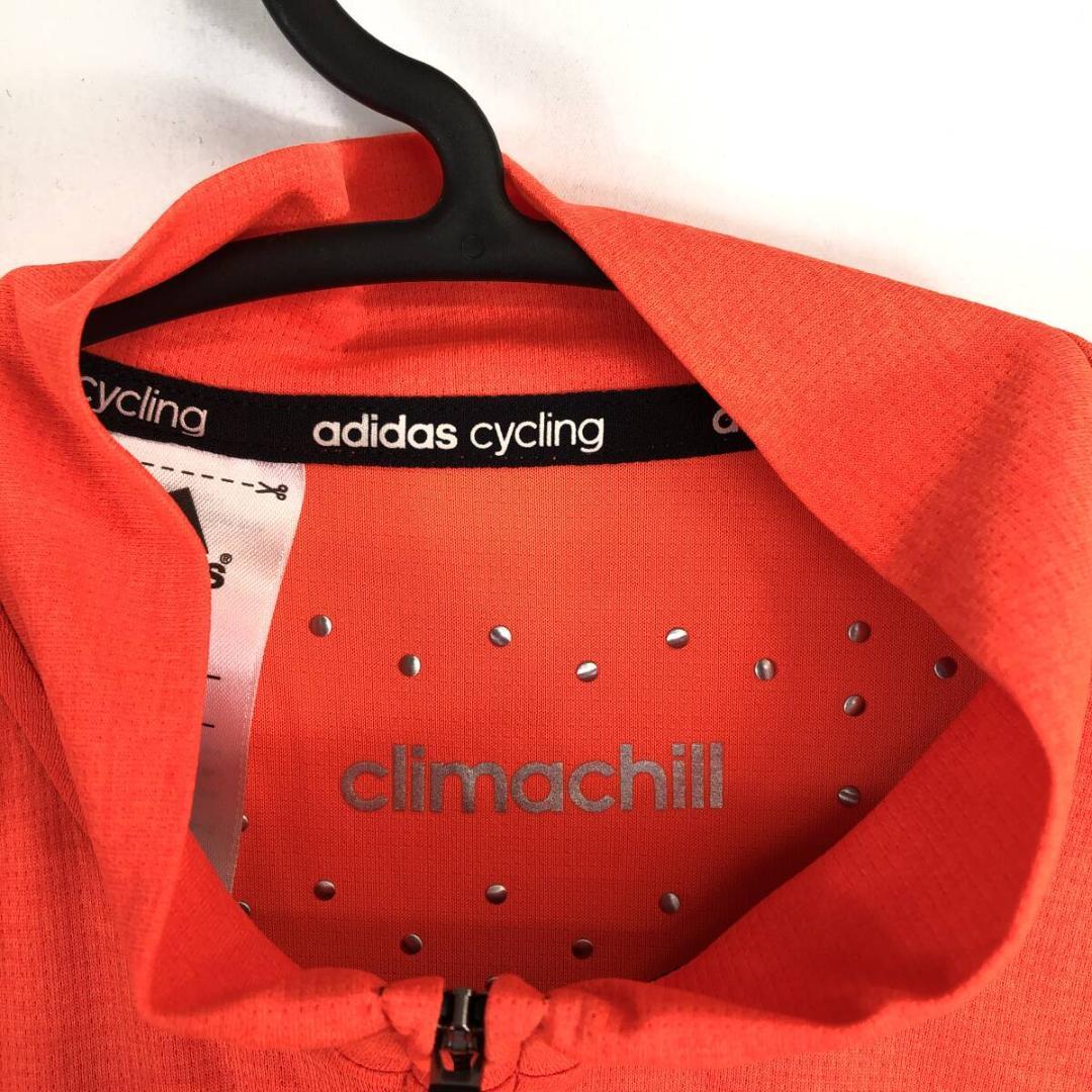 adidas cycling 半袖サイクルジャージ オレンジ O S22609