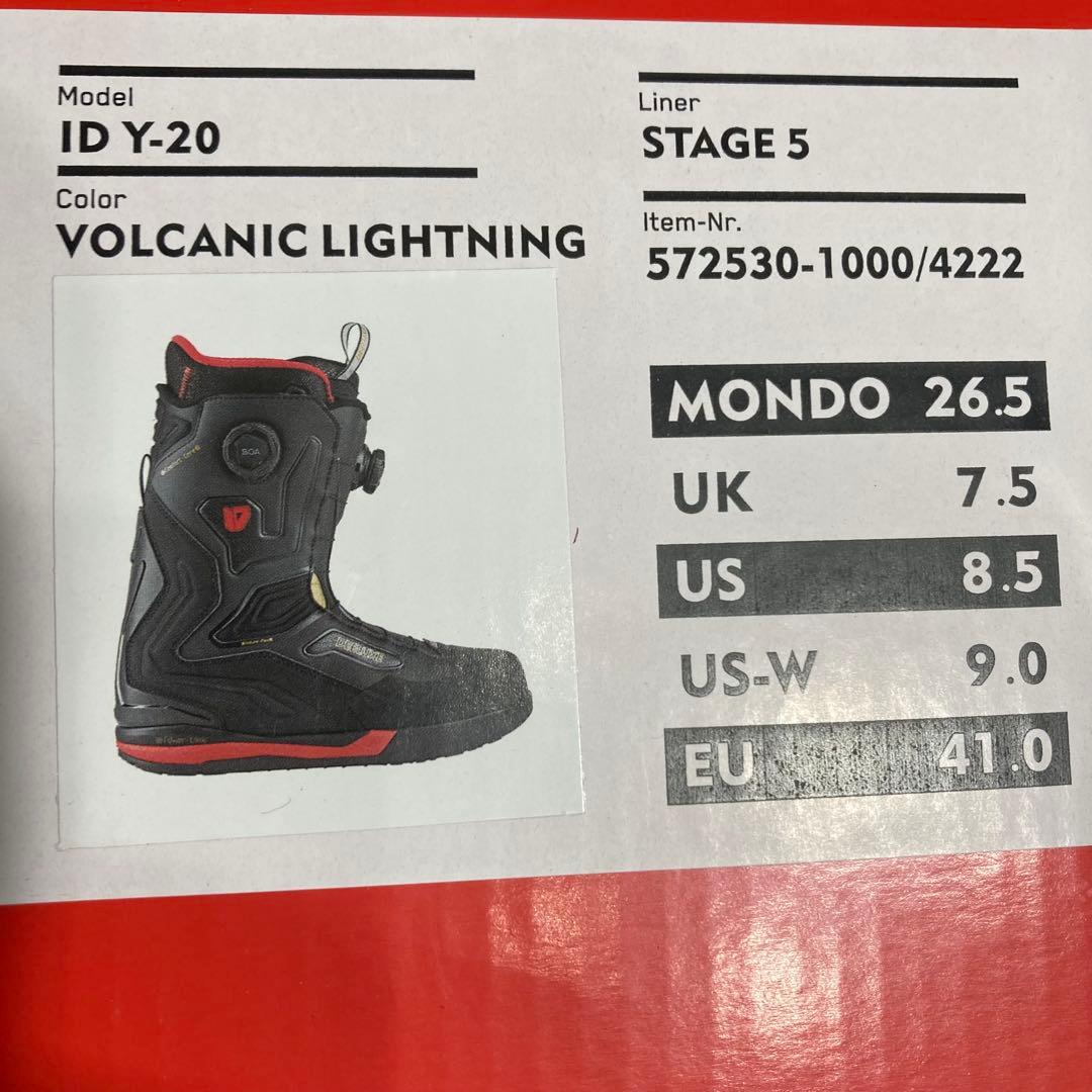 新品 25-26 ディーラックス ブーツ ID-Y20 S5 26.5 ブラック